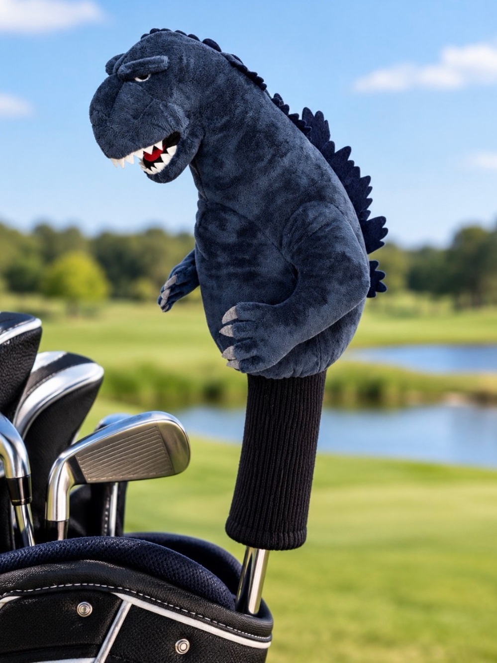 Godzilla Golf Headcover Driver 460cc Japan NWT WHC1743 Golfing 2022 - Picture 13 of 13